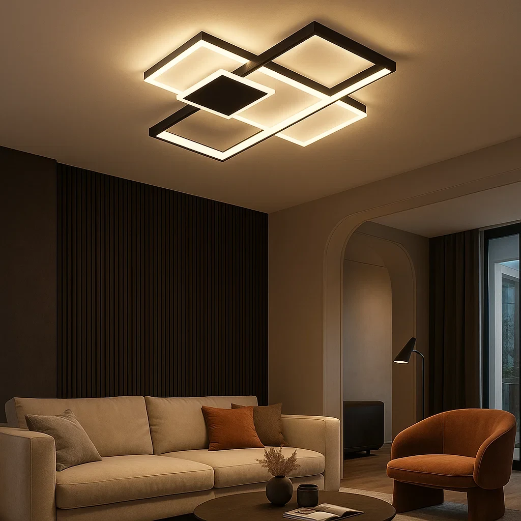 plafoniera led universo 3 color c60-3c 46w cct 3 tonalita