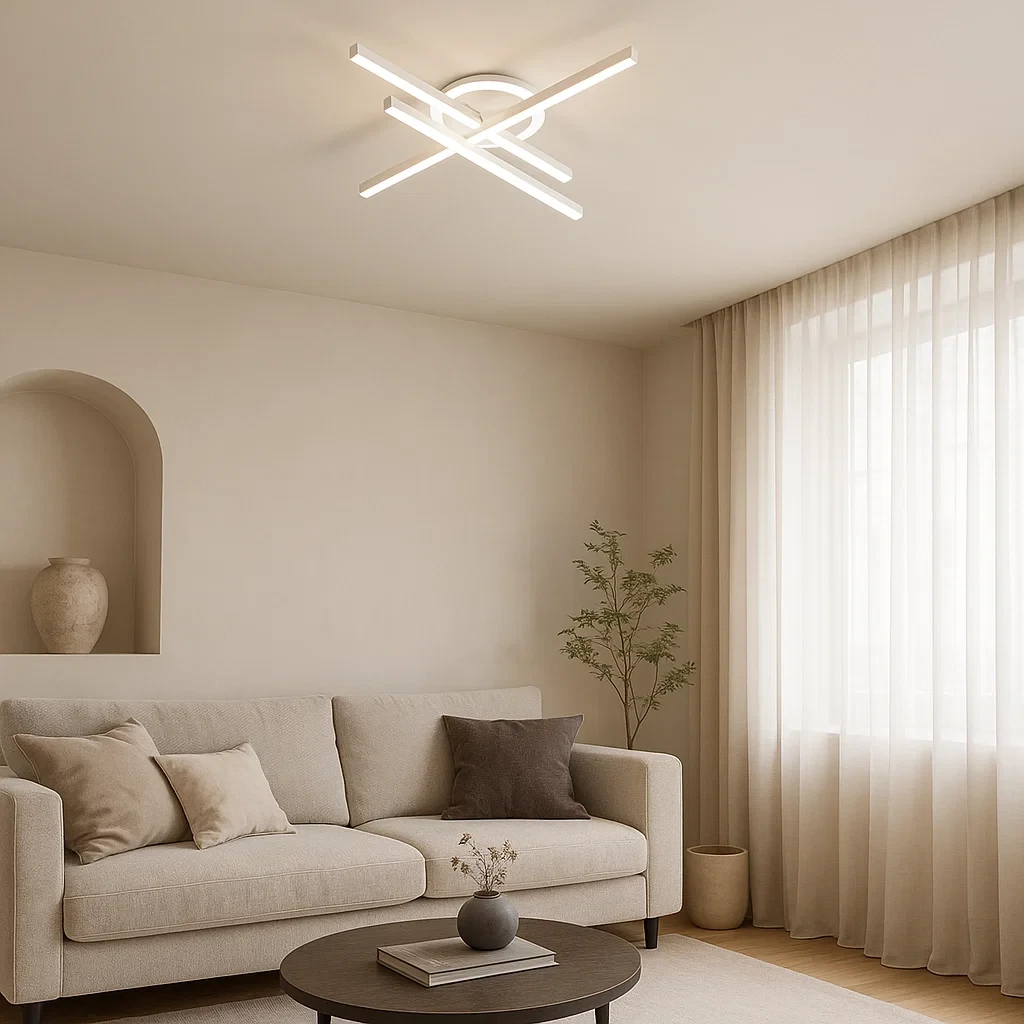 plafoniera led universo 3 color pn-21b3c bianca cct 45 w