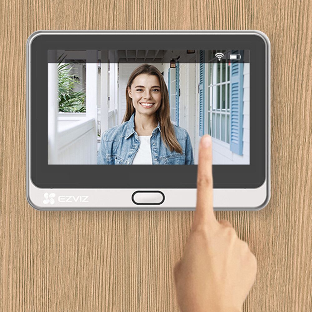 video spioncino senza fili ezviz dp2 1080p con monitor touch da 4,3 pollici - dettaglio 2