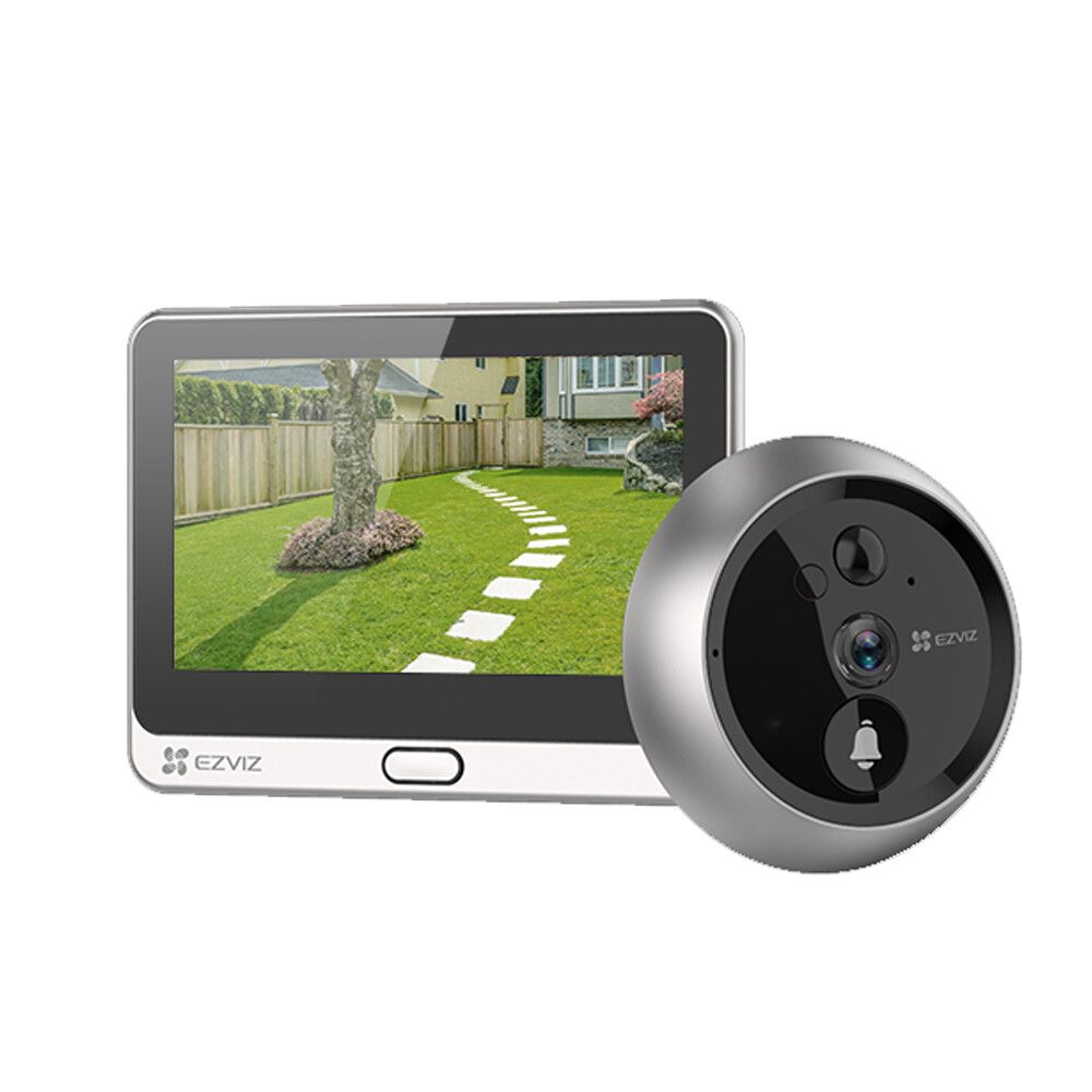 video spioncino senza fili ezviz dp2c full hd con monitor 4,3 pollici