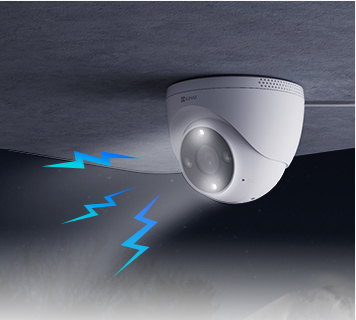 telecamera wifi ezviz h4 2k da esterno con rilevamento persone e veicoli - dettaglio 2