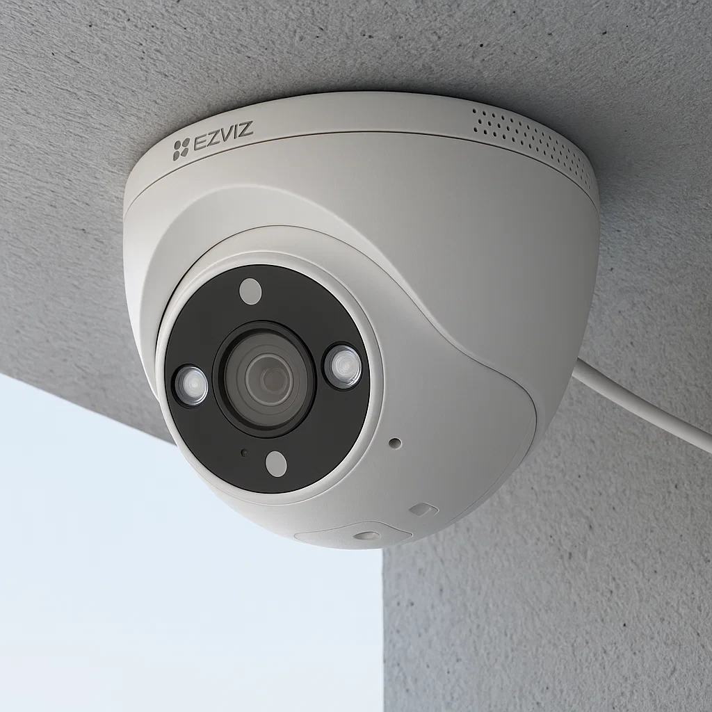 telecamera wifi ezviz h4 2k da esterno con rilevamento persone e veicoli