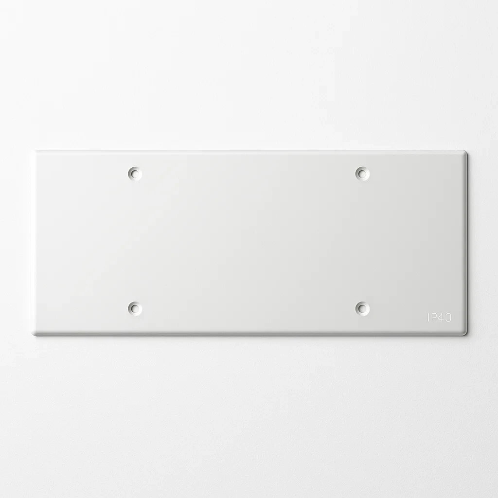 coperchio faeg fg10037 per cassetta combinata 7 posti ip40 bianco