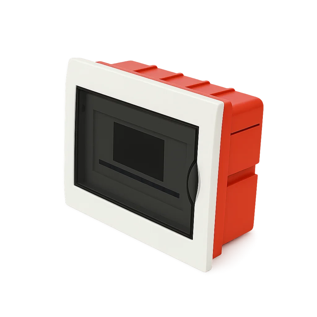 centralino da incasso faeg fg14308 8 moduli ip40 con portello fumè