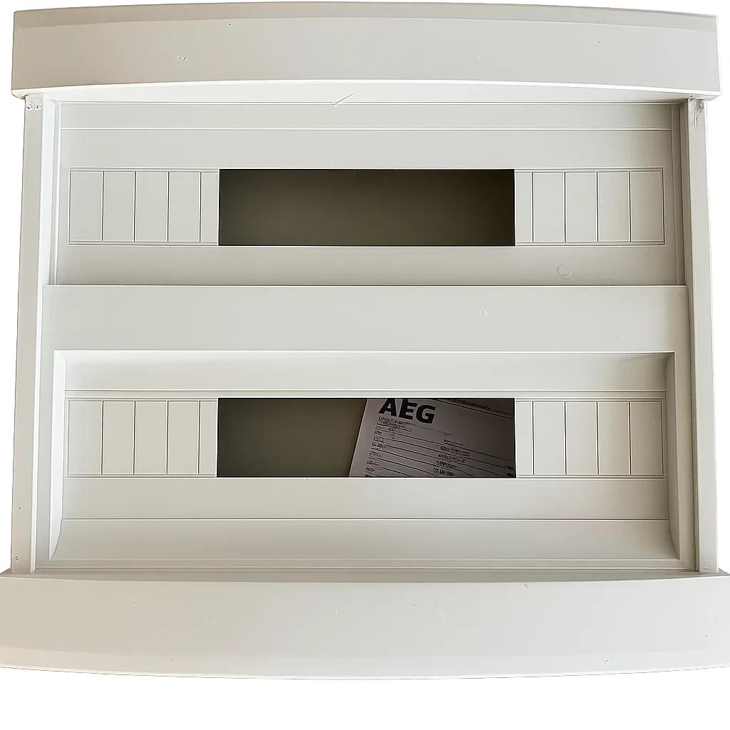 centralino da parete faeg 36 moduli senza portello ip40 grigio ral 7035