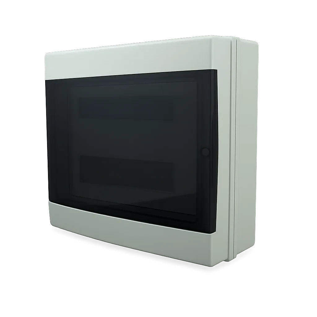 centralino da parete stagno faeg fg14536 36 moduli ip65 con portello fumè