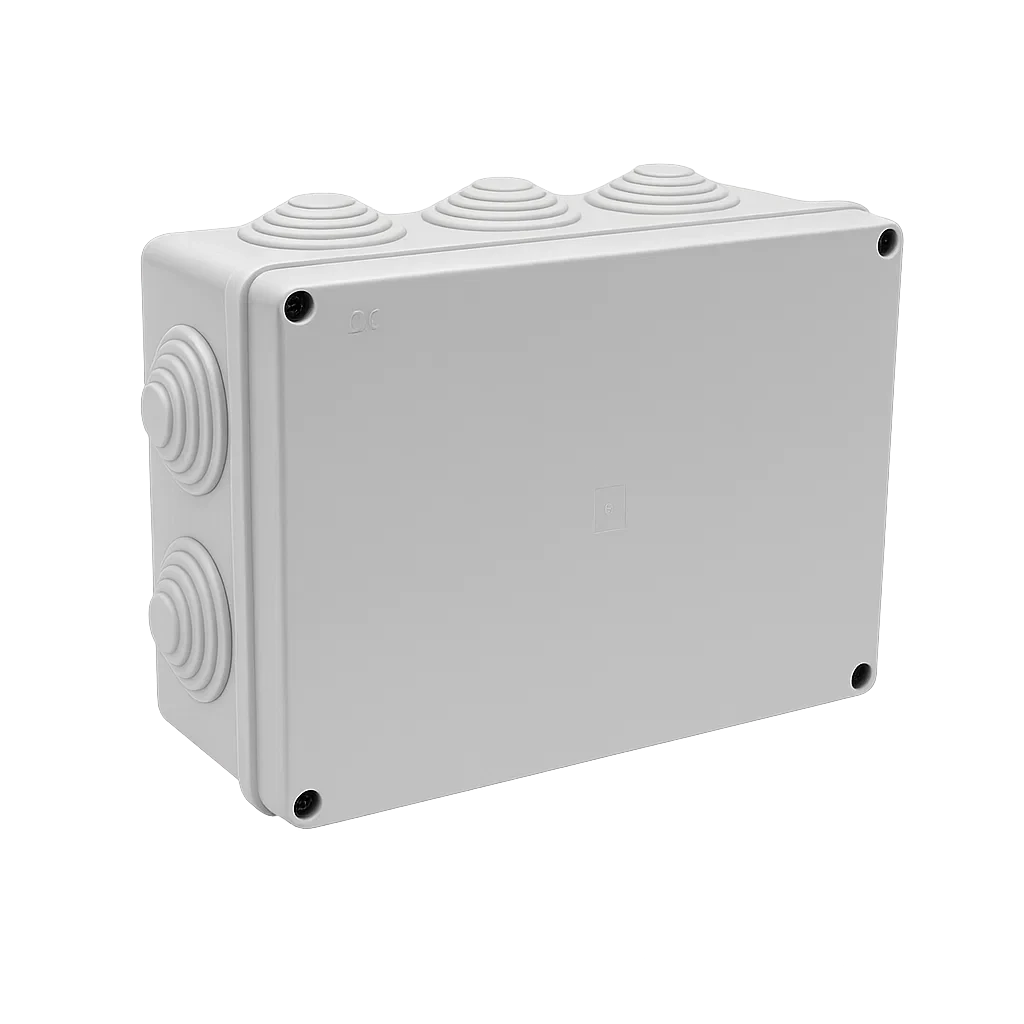 scatola stagna di derivazione faeg fg13455 ip55 con 10 passacavi