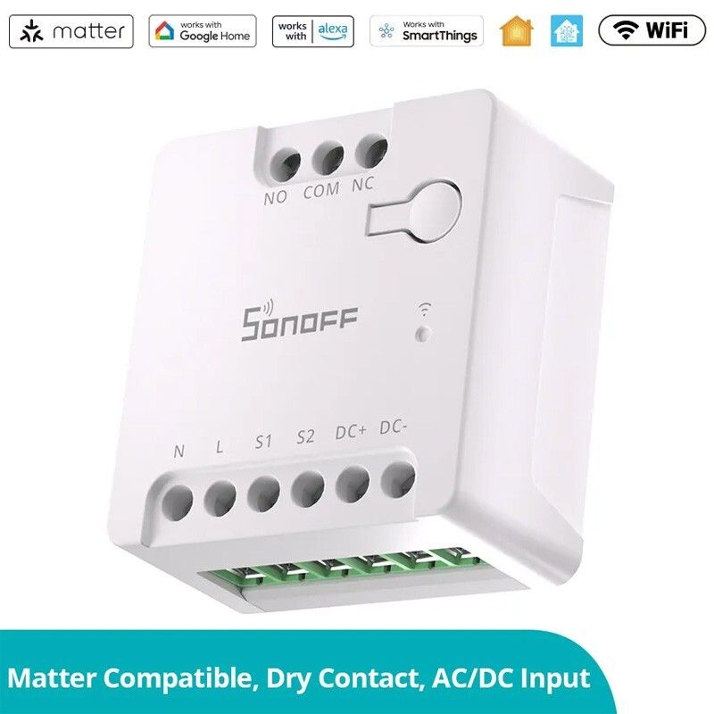 sonoff mini-d relè smart wi-fi matter a contatto pulito - dettaglio 2