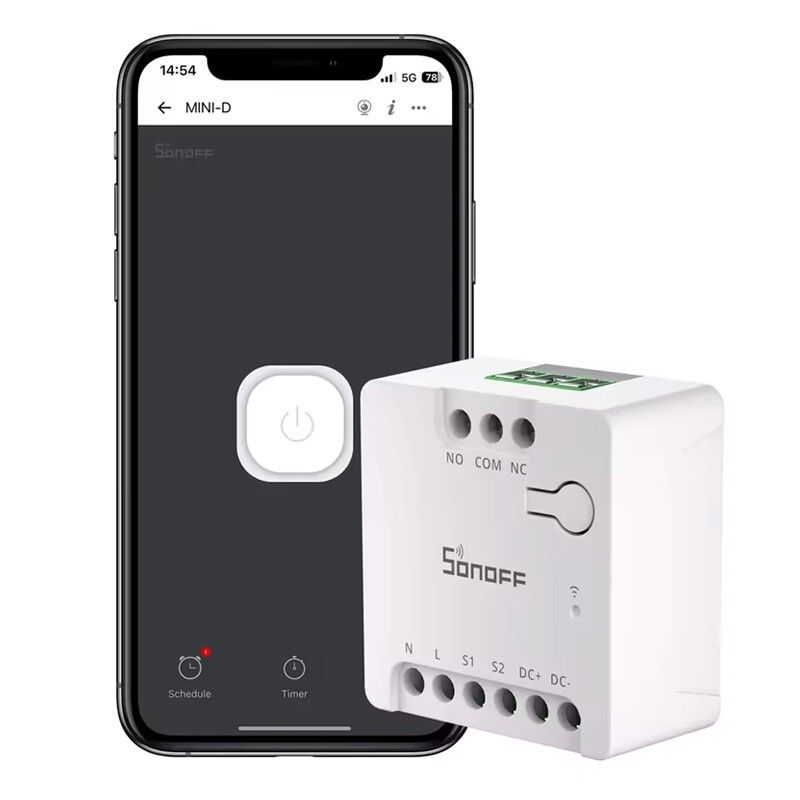 sonoff mini-d relè smart wi-fi matter a contatto pulito - dettaglio 3