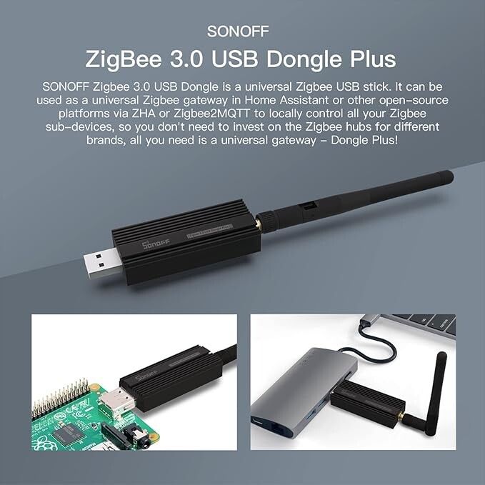 controller sonoff zbdongle-e zigbee 3.0 usb con antenna esterna - dettaglio 3