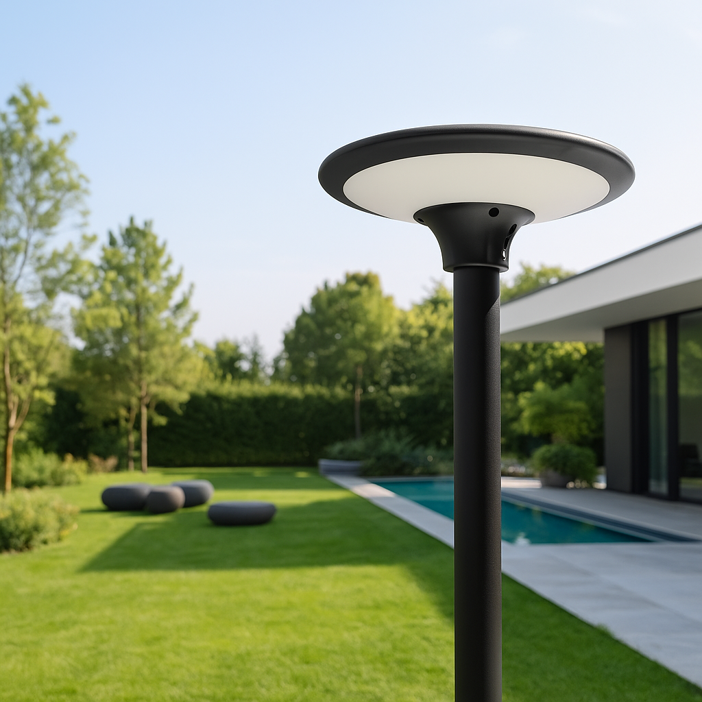 lampada solare ufo vivalamp 100w da palo luce bianco freddo - dettaglio 2