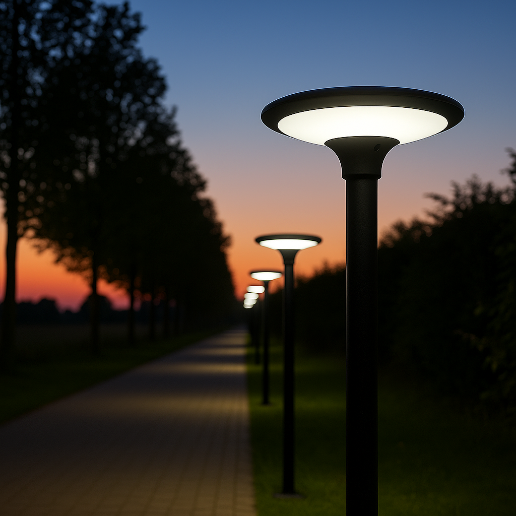 lampada solare ufo vivalamp 100w da palo luce bianco freddo