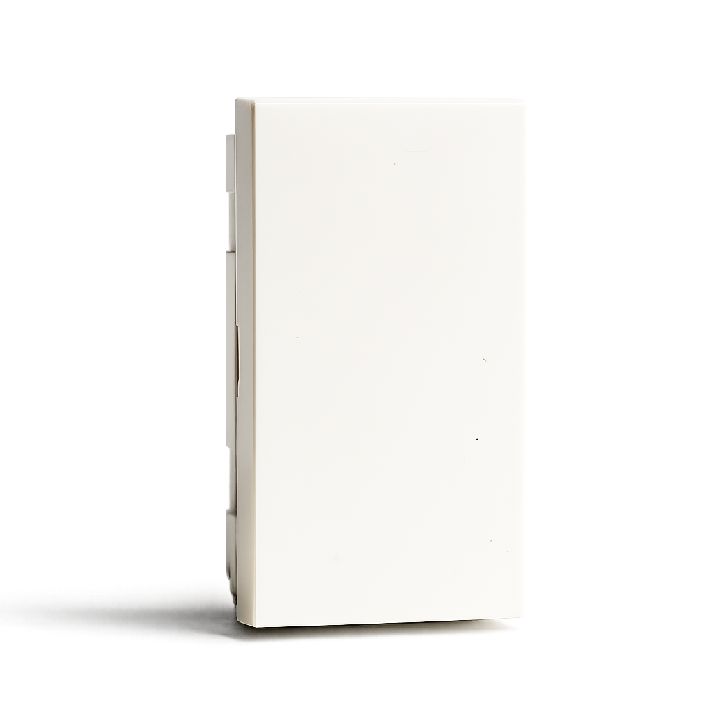 tasto cieco 1 modulo atm domotic tera-c21 serie ginevra bianco 2 pezzi