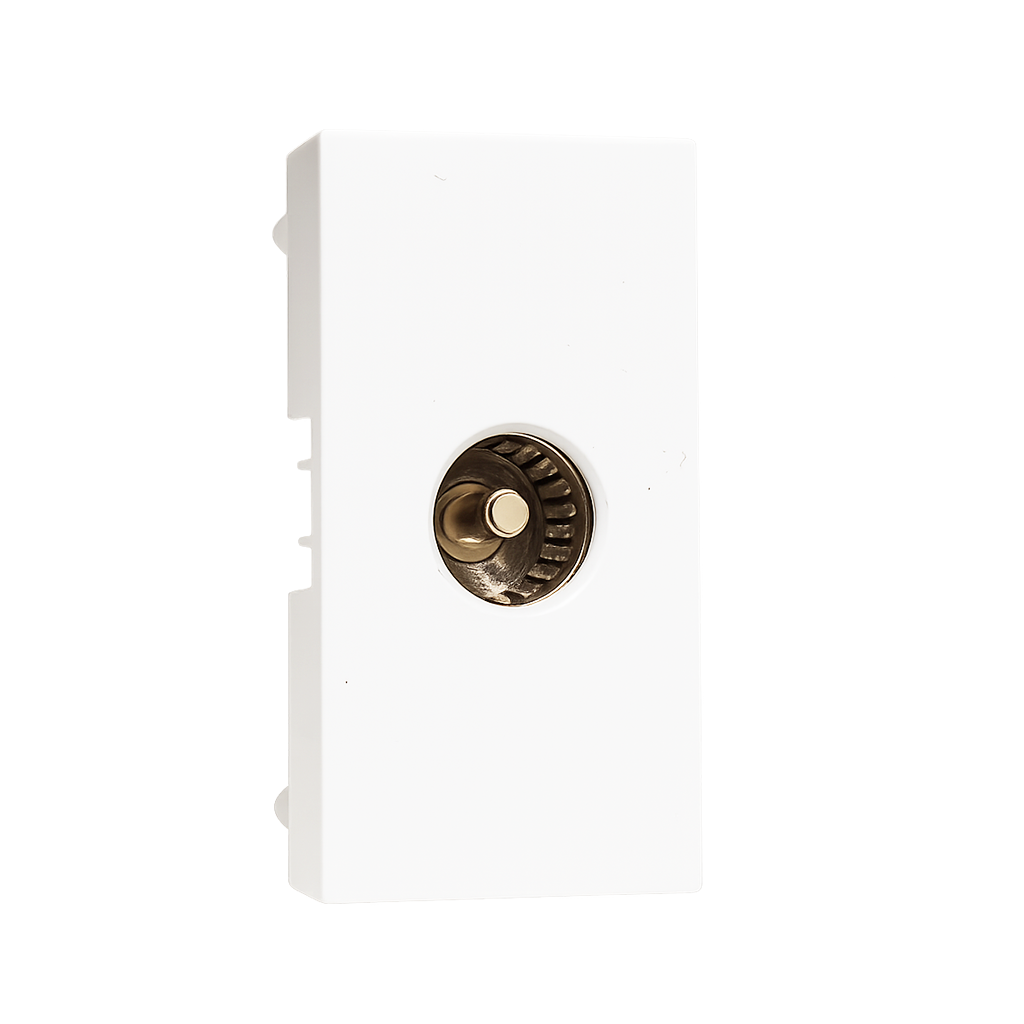 connettore tv femmina atm domotic tera-c23 serie ginevra bianco 1 modulo