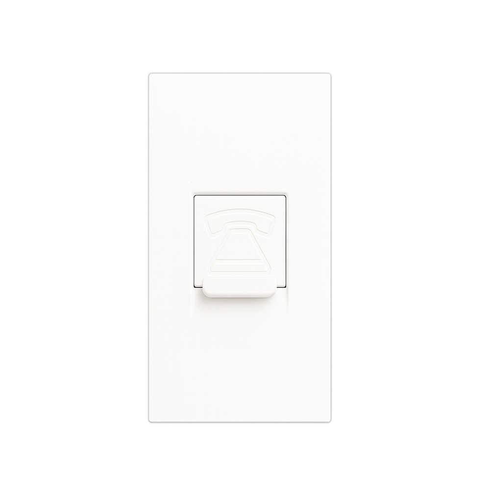 connettore telefonico rj11 atm domotic tera-c-24 bianco serie ginevra - dettaglio 2