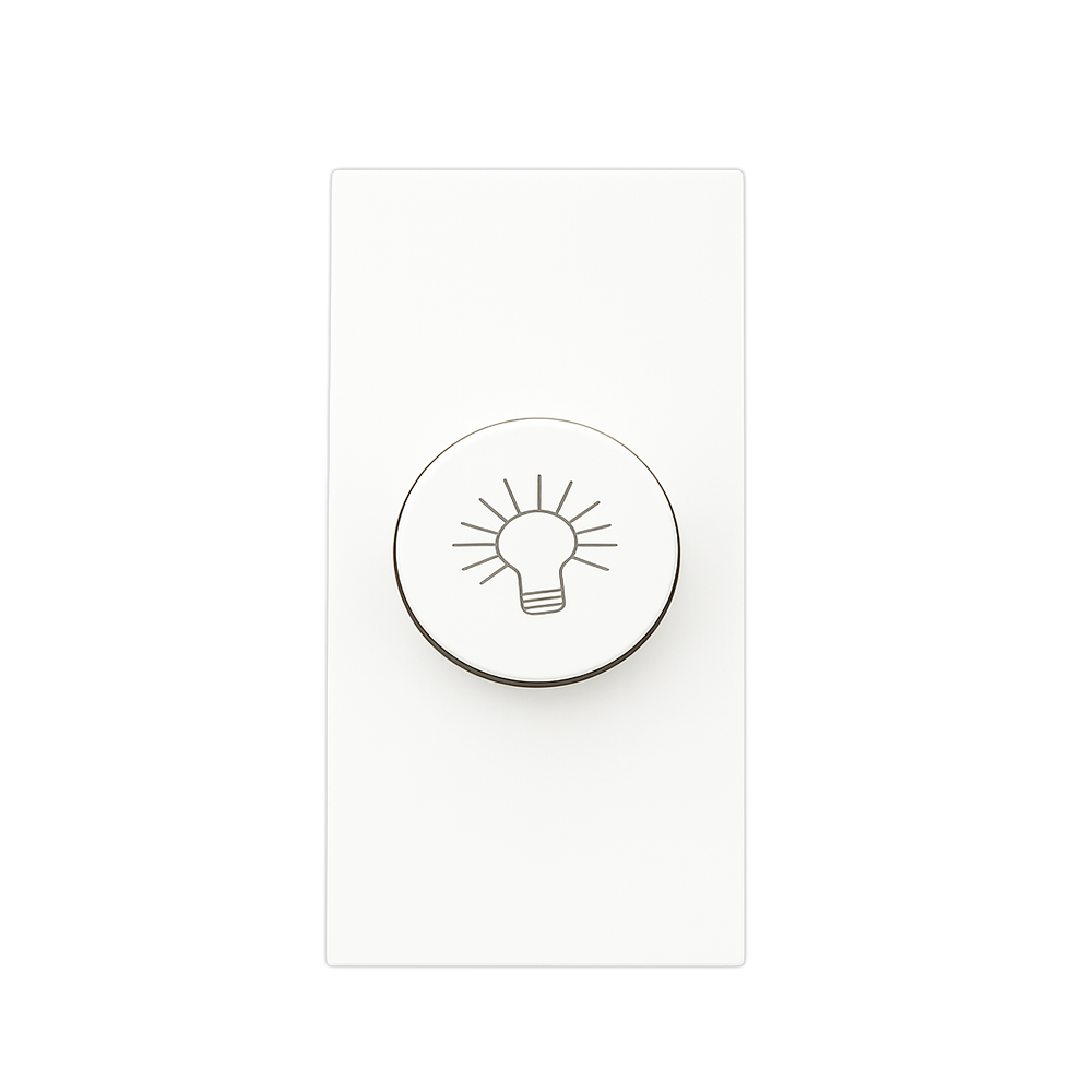 regolatore dimmer atm domotic serie ginevra bianco 1 modulo - dettaglio 2