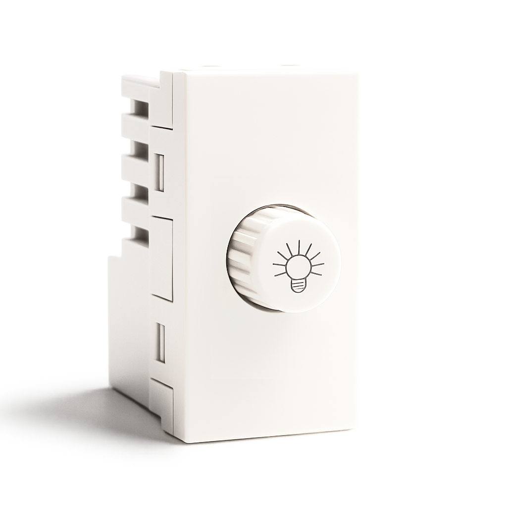regolatore dimmer atm domotic serie ginevra bianco 1 modulo