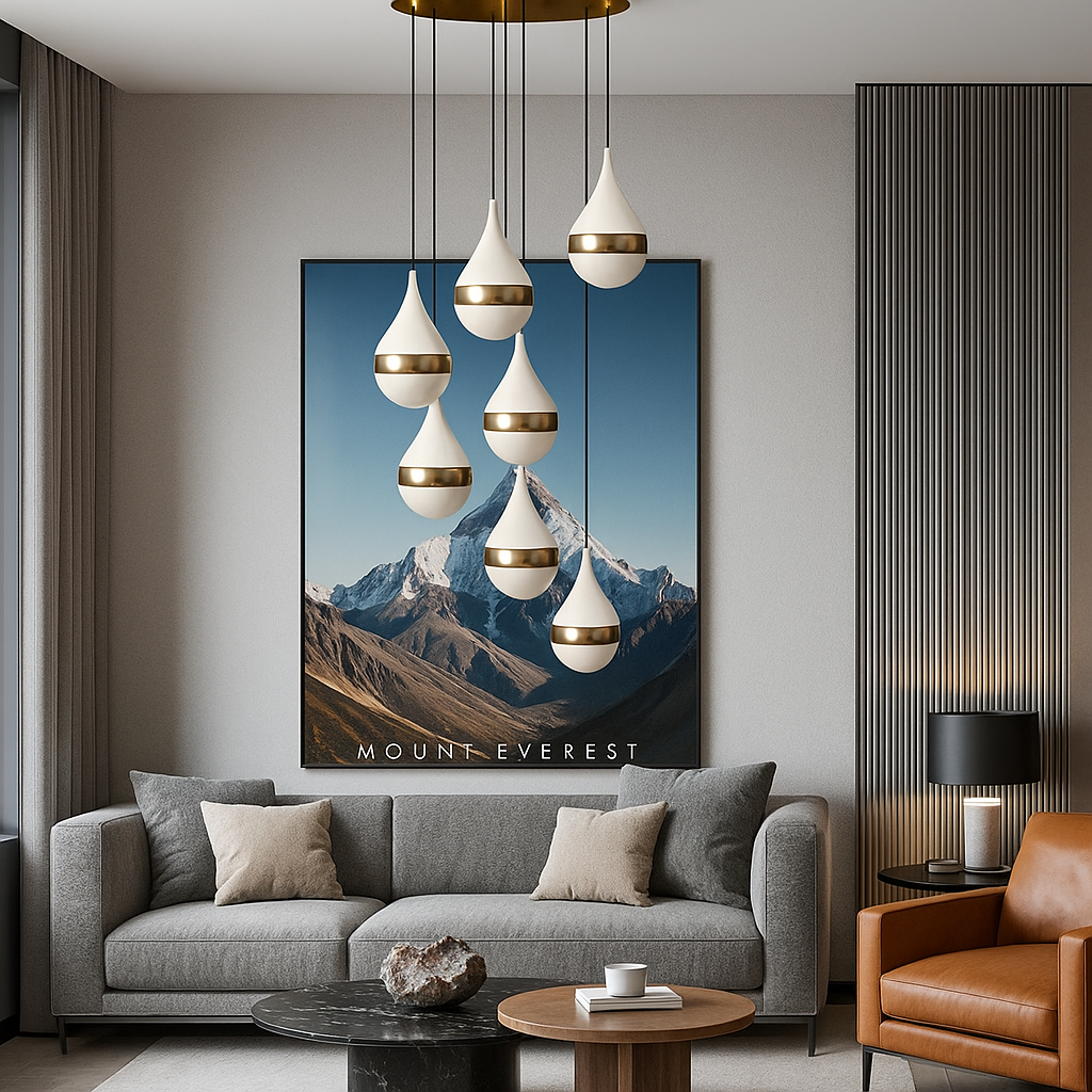 lampadario led universo sogno 80w 6500k a sospensione