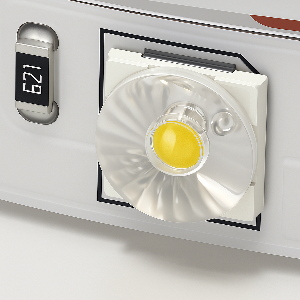 striscia led universo 6060-24v-f 24v 5 metri 6500k rivestita in silicone