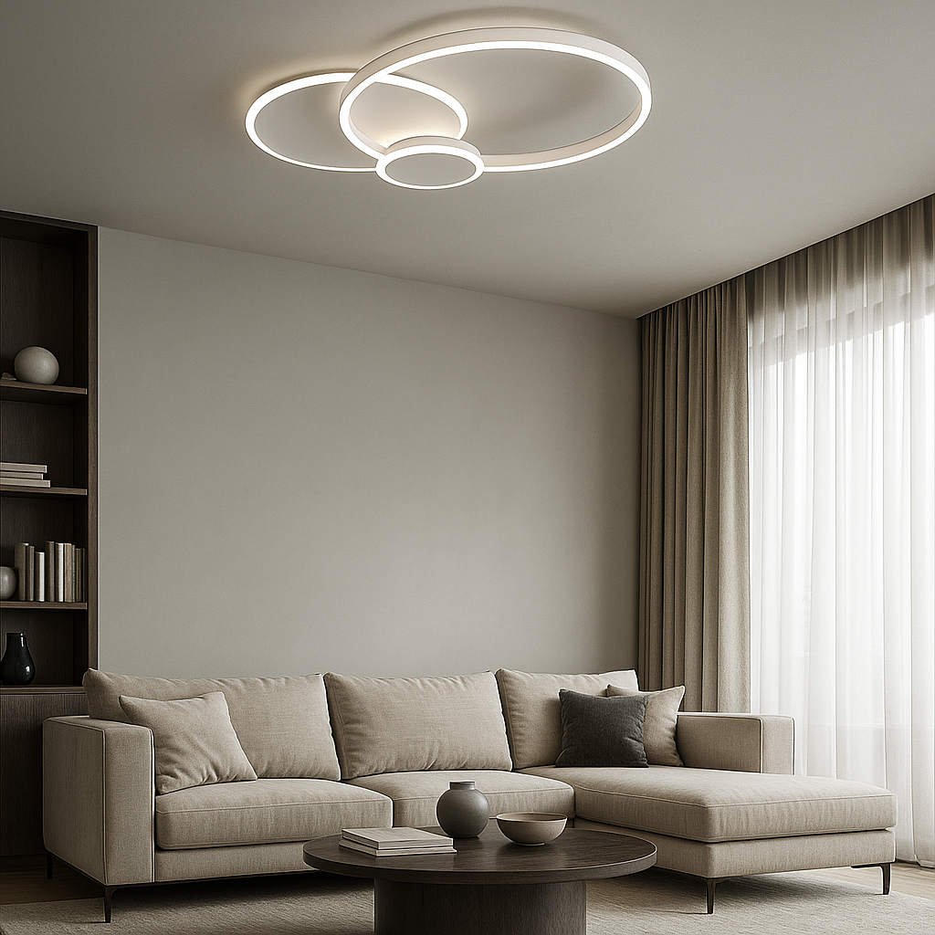 plafoniera led universo c32-3c 37w cct 3 colori luce