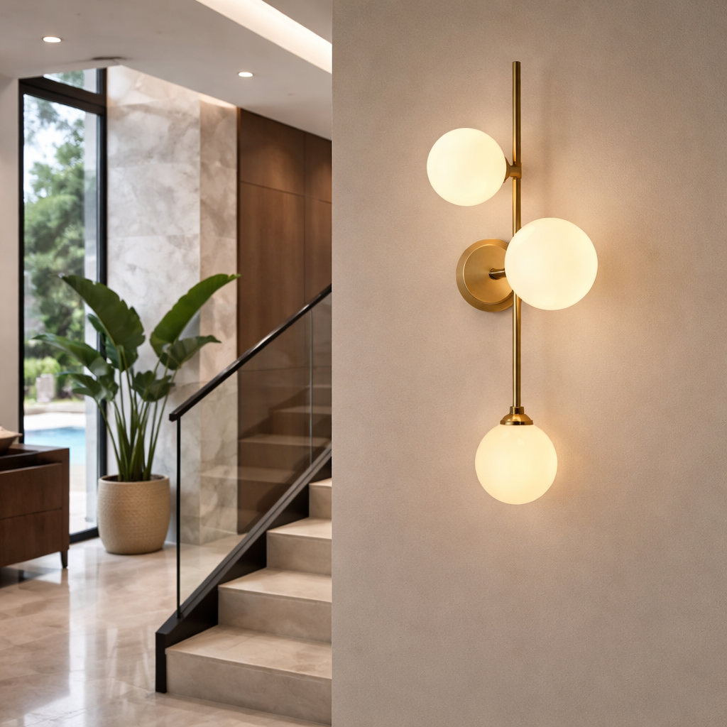applique da interno universo aq57 3 luci g9 in metallo gold