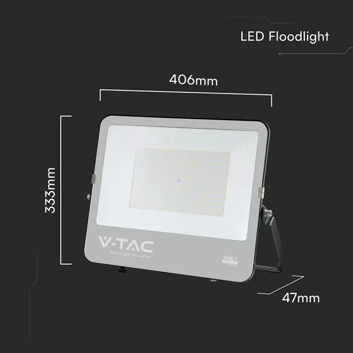 faro led slim v-tac vt-44201 cree 200w 6500k ip65 - dettaglio 3