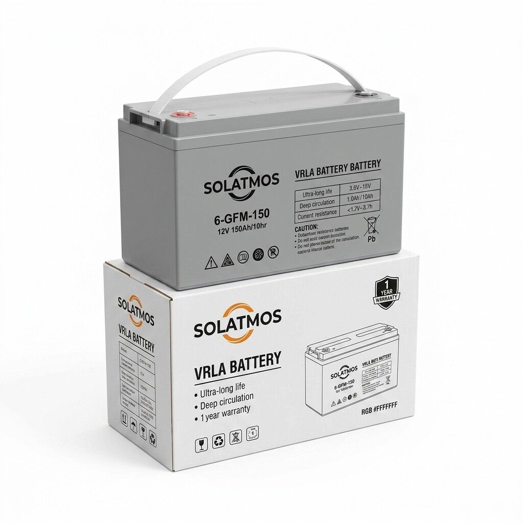 batteria vrla solatmos 6-gfm-150 12v 150ah per accumulo
