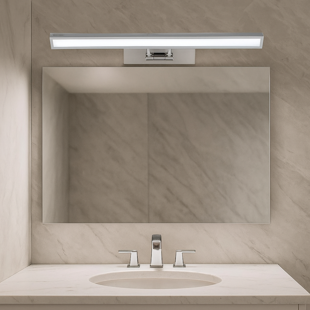 lampada led da specchio v-tac vt-7009ch 9w cromata 3000k