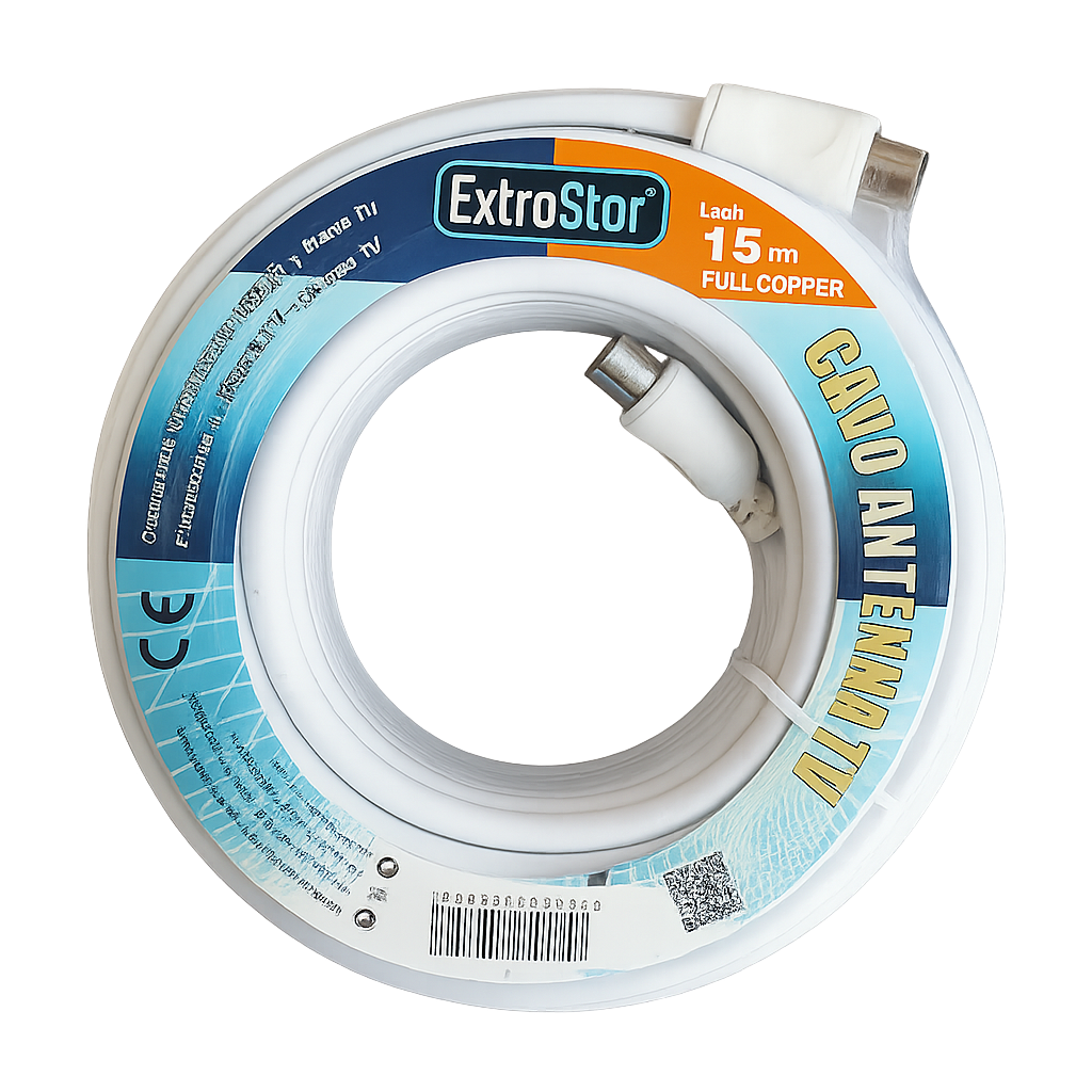 cavo antenna tv extrastar 15 m full copper