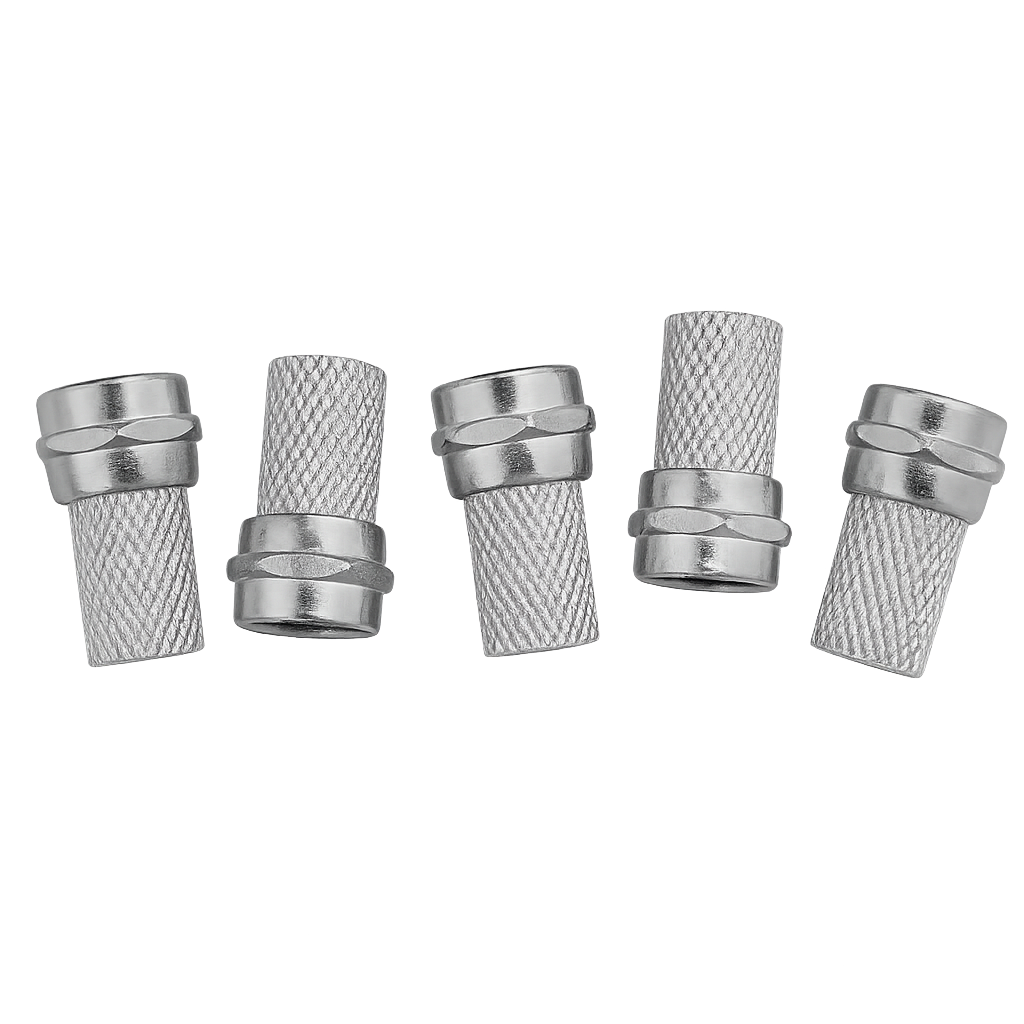 connettori f a vite extrastar metallici set 5 pezzi