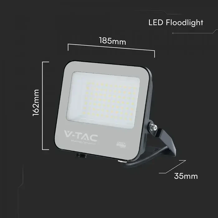 faro led v-tac vt-4455 50w 4000k ip65 chip cree - dettaglio 3