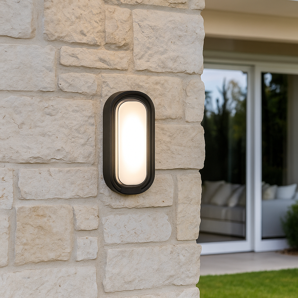 segnapasso led am luc nero 24w cct ip65