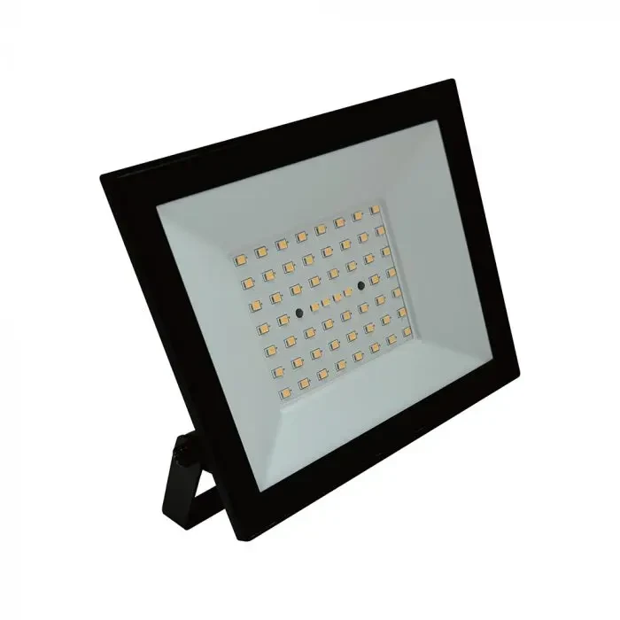 faro led slim v-tac vt-44054-b 50w 4000k ip65 nero