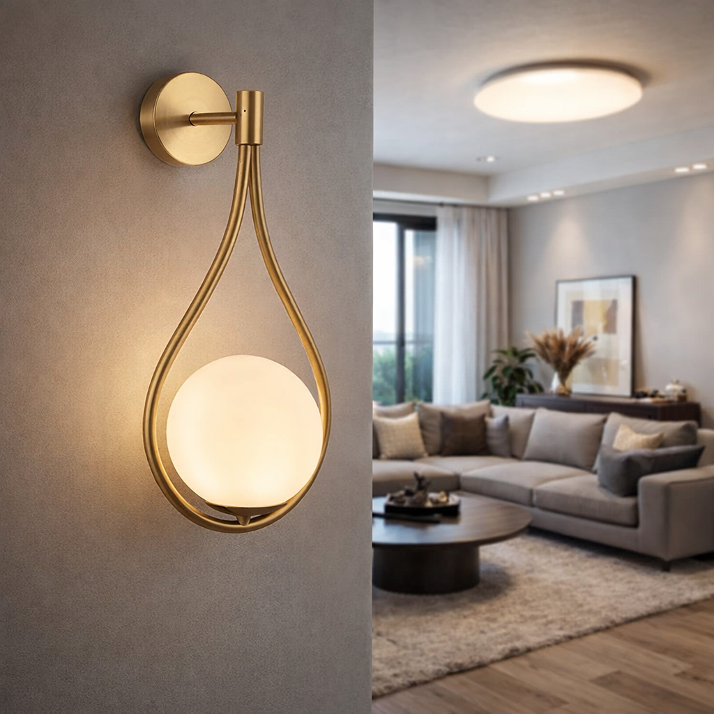 applique da parete universo aq61 oro con attacco g9
