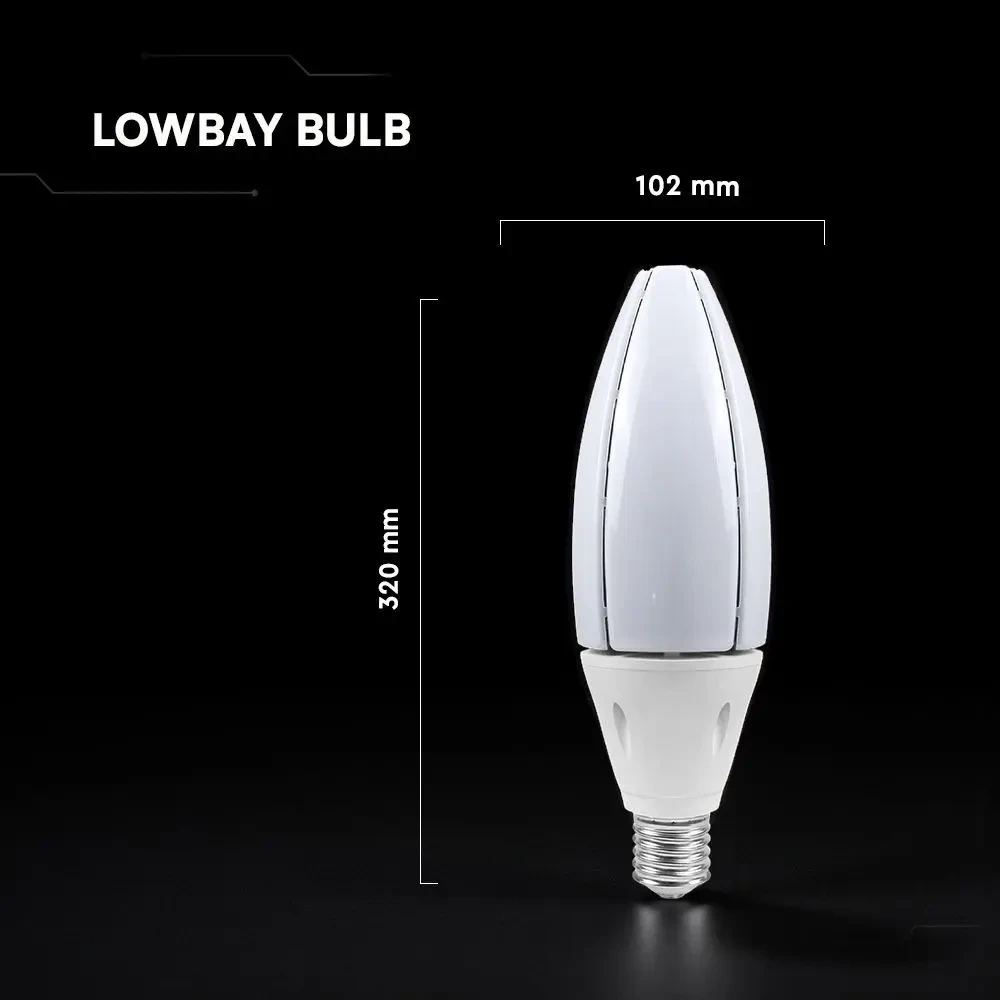 lampadina led v-tac vt-260 e40 60w 6500k oliva - dettaglio 2