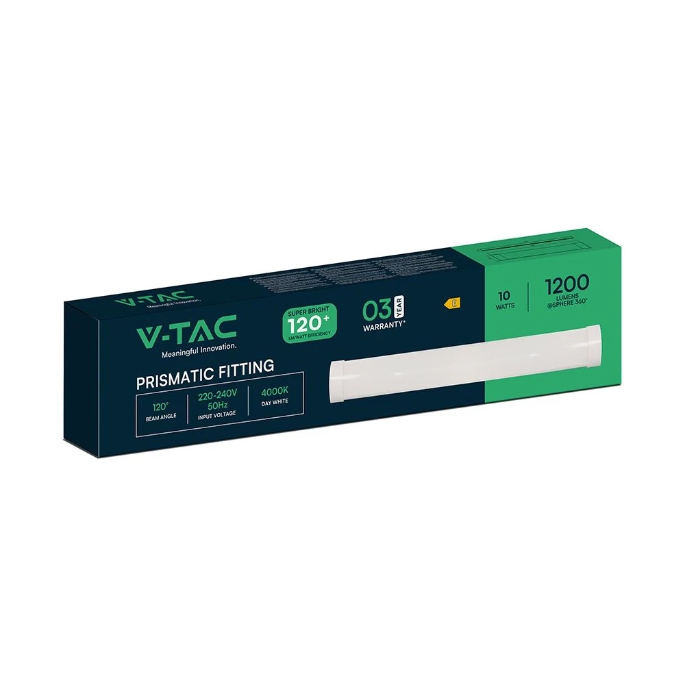 plafoniera led prismatica v-tac vt-8310 10w 4000k 30 cm - dettaglio 2