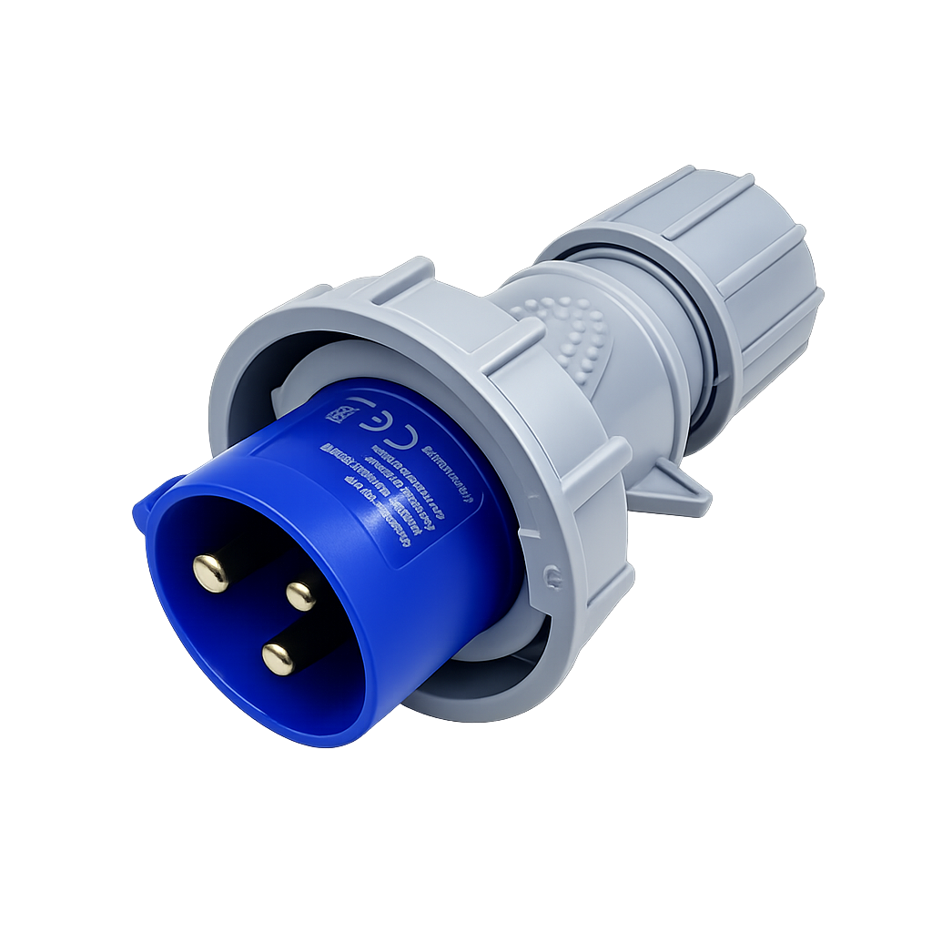 spina industriale extrastar 309lm.0131 16a 2p+e 6h 230v ip67