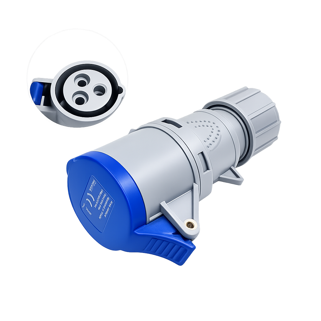 presa industriale volante extrastar 309lm.213 16a 2p+e 6h ip44