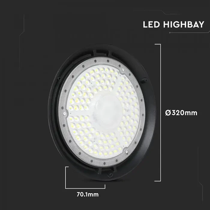 campana industriale led v-tac vt-92201 200w 4000k 27000 lm ip65 - dettaglio 2