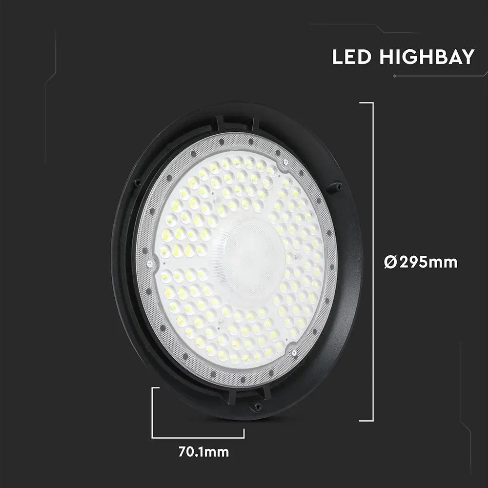 campana industriale led v-tac vt-92151-n 150w 6500k ip65 - dettaglio 2