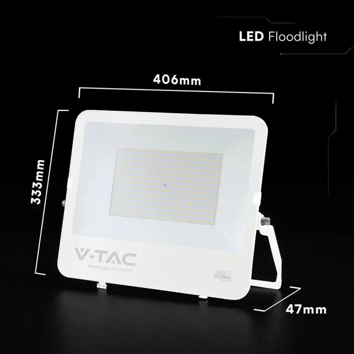 faro led da esterno v-tac vt-44201 200w 6500k 22960 lm bianco - dettaglio 3