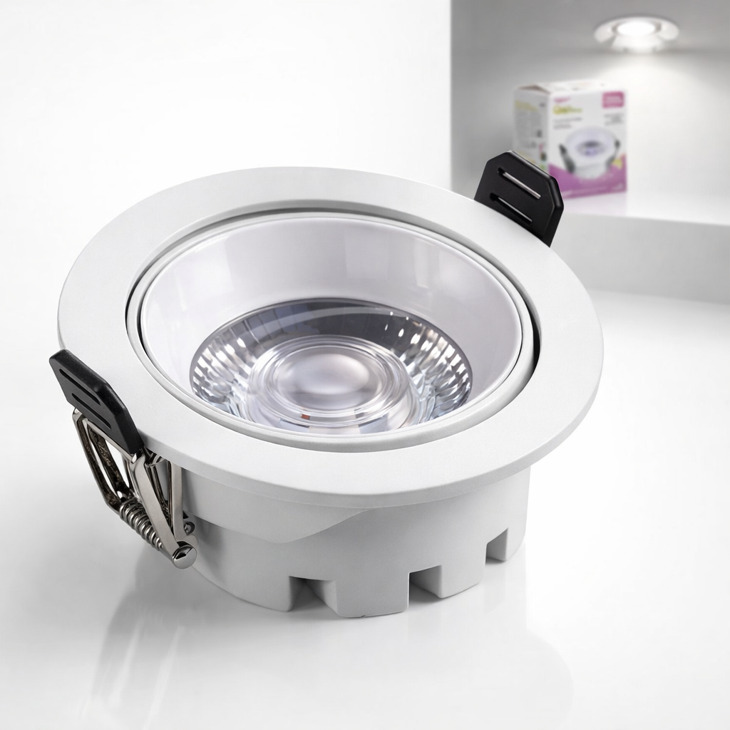 faretto led da incasso rotondo grifi 3 colori et-21658 12w cct bianco