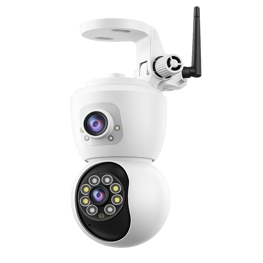 telecamera wifi ptz doppia lente jorthan jt-8292 ip44