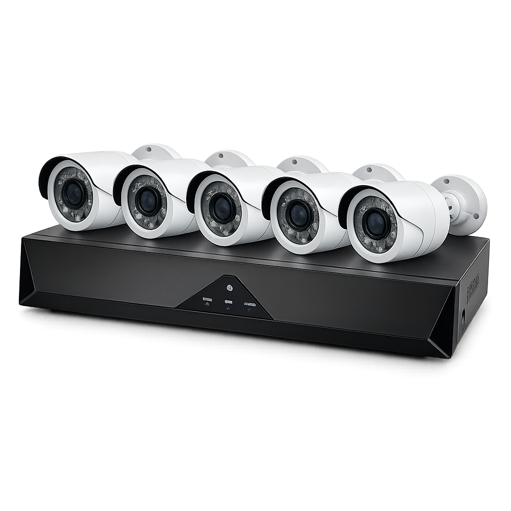 kit videosorveglianza ahd jorthan 6115ahd-p4 4 canali con 4 telecamere