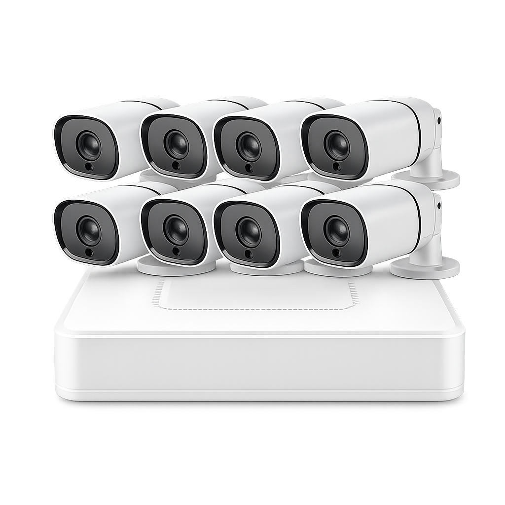 kit videosorveglianza poe jorthan 85146poe48v-8 8 telecamere 5 mp