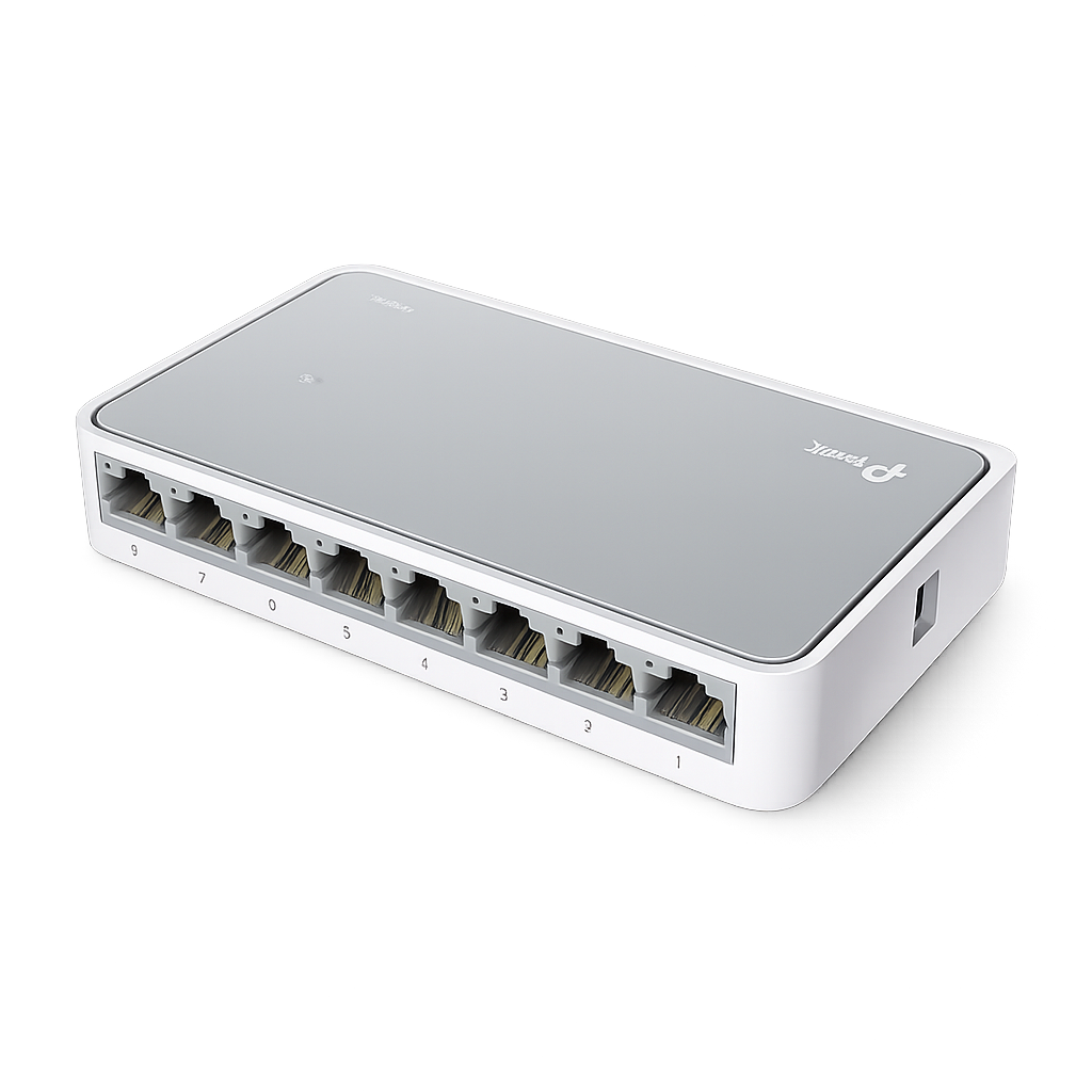 switch ethernet tp-link tl-sf1008d 8 porte fast ethernet