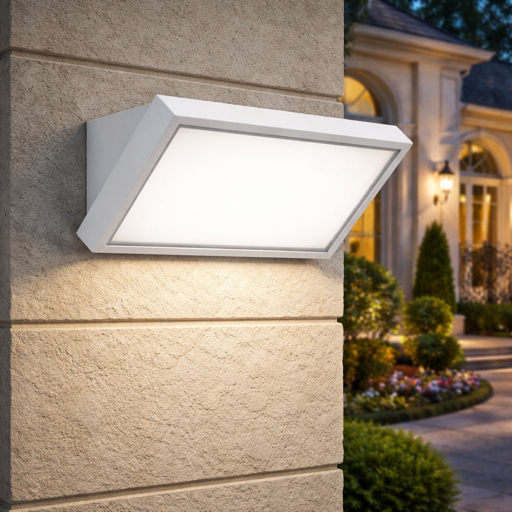 applique led da parete vivalamp 3 colori 24w ip65 cct bianco - dettaglio 2