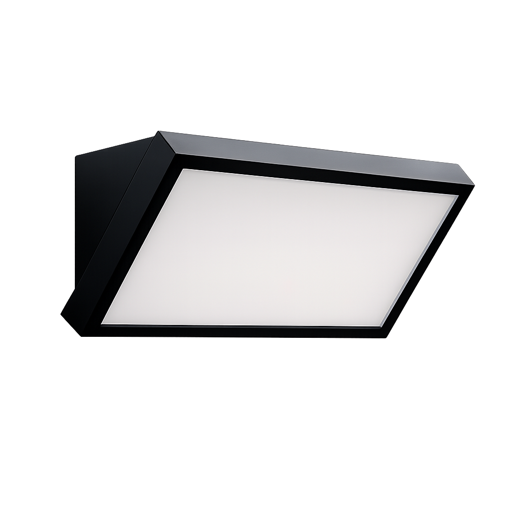 applique led da parete vivalamp 3 colori 24w ip65 cct nera - dettaglio 2