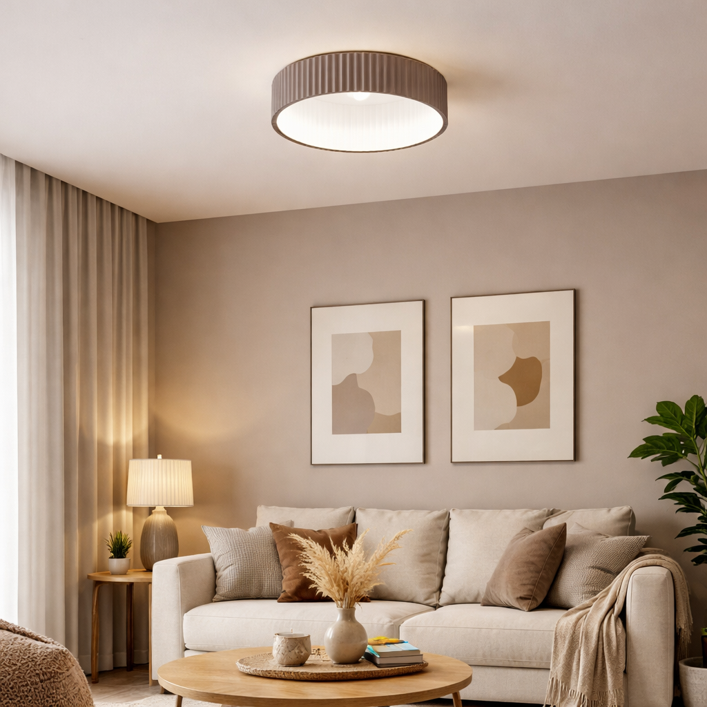 plafoniera led universo 3 color pn-33os-3c cct dimmerabile con telecomando