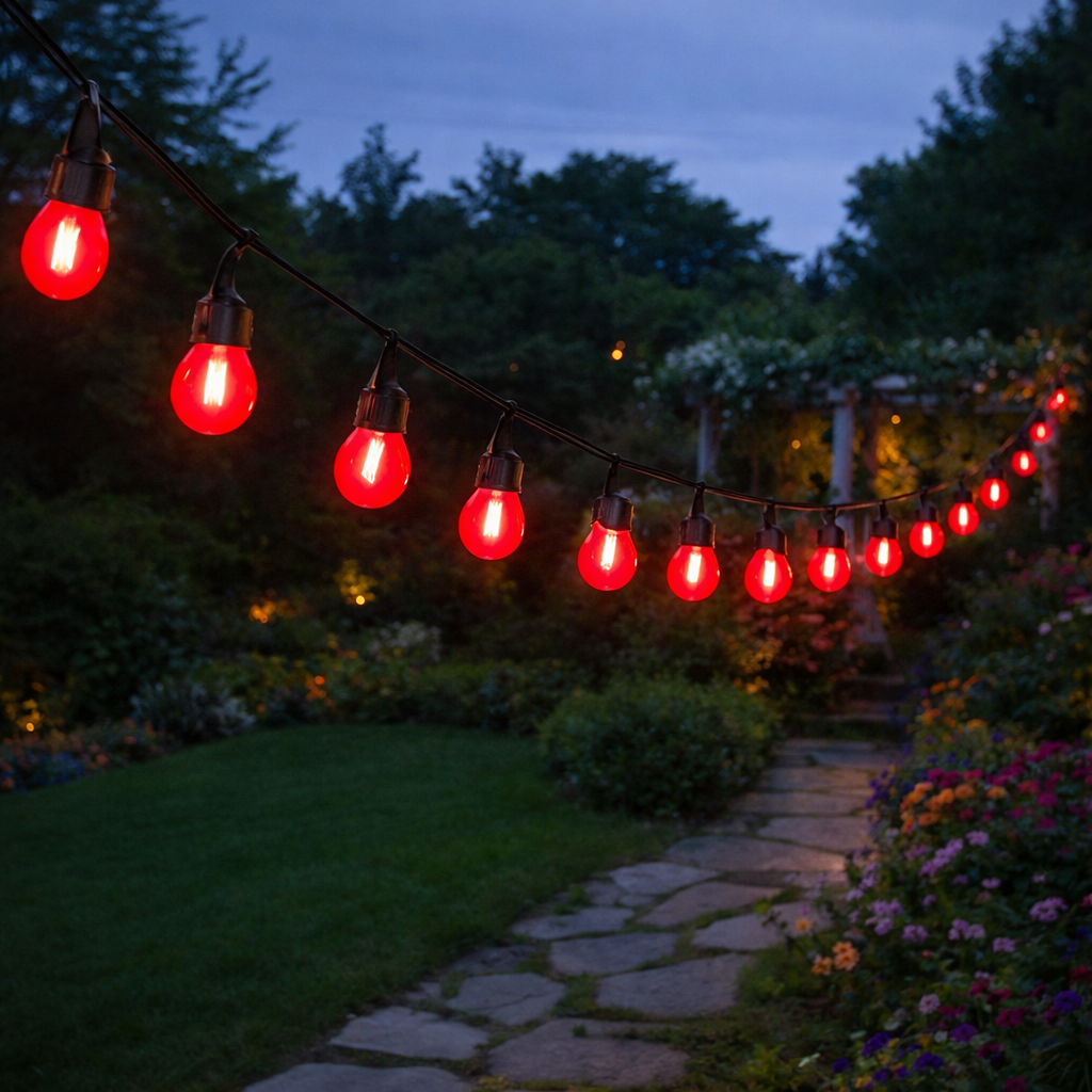 lampadina led miniglobo g45 universo g45a-tr e27 4w luce rossa